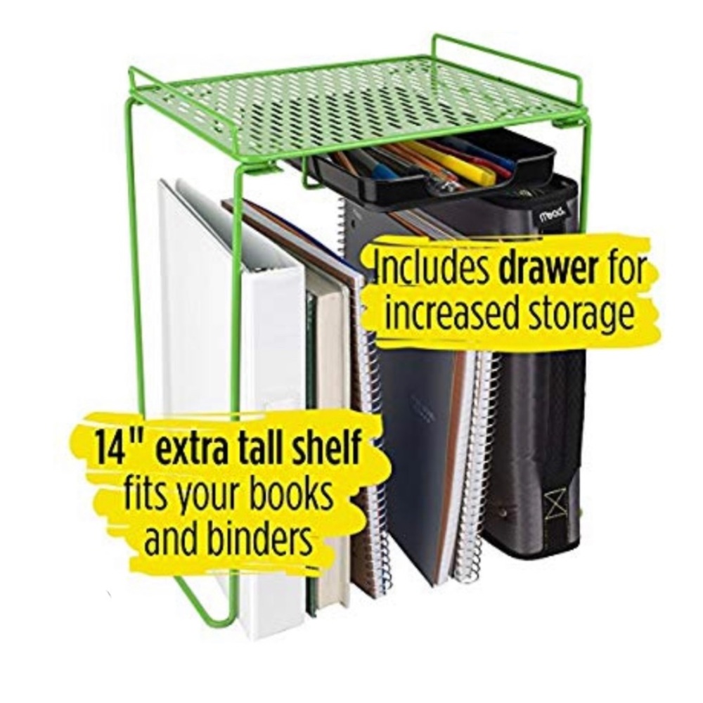 Five Star Green Locker Shelf & Drawer Storage